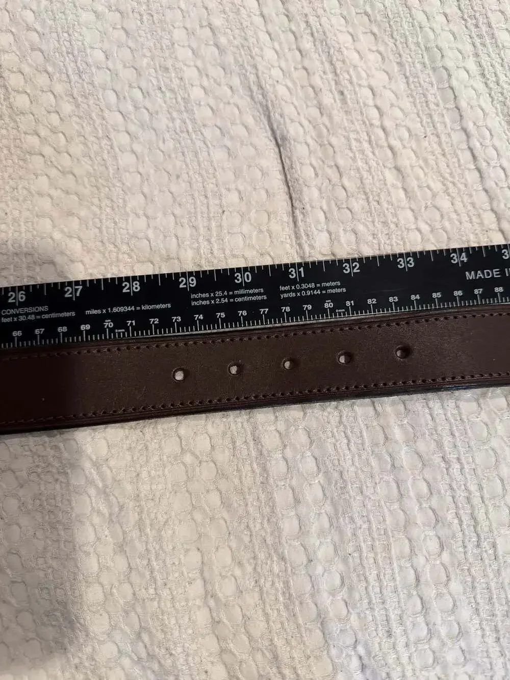 Banana Republic Brown Genuine Leather Belt Size M